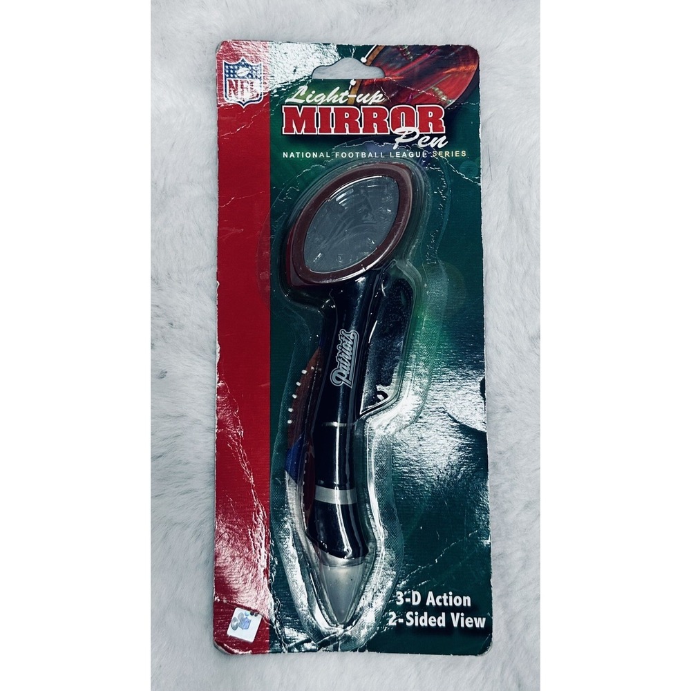 Light-up Mirror‎ Pen New England Patriots NEW SC Sports Light Works.
